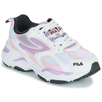 Pantofi Fete Pantofi sport Casual Fila CR-CW02 RAY TRACER KIDS Alb / Violet / Roz