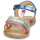 Pantofi Fete Sandale Kickers DIAMANTO Albastru / Metal / Multicolor