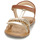 Pantofi Fete Sandale Kickers DIAMANTO Camel / Auriu / Leopard