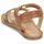 Pantofi Fete Sandale Kickers DIAMANTO Camel / Auriu / Leopard