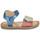Pantofi Fete Sandale Kickers DYASTAR Albastru / Metal / Multicolor
