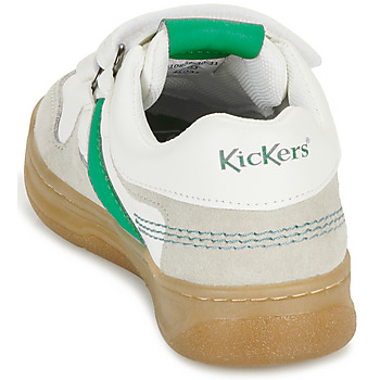 Kickers KALIDO Alb / Gri / Verde