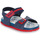Pantofi Băieți Sandale Kickers SOSTREET Albastru / Roșu