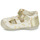 Pantofi Fete Sandale Kickers SUSHY Alb / Auriu