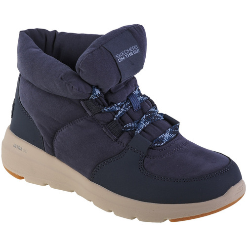 Pantofi Femei Ghete Skechers Glacial Ultra - Trend Up albastru