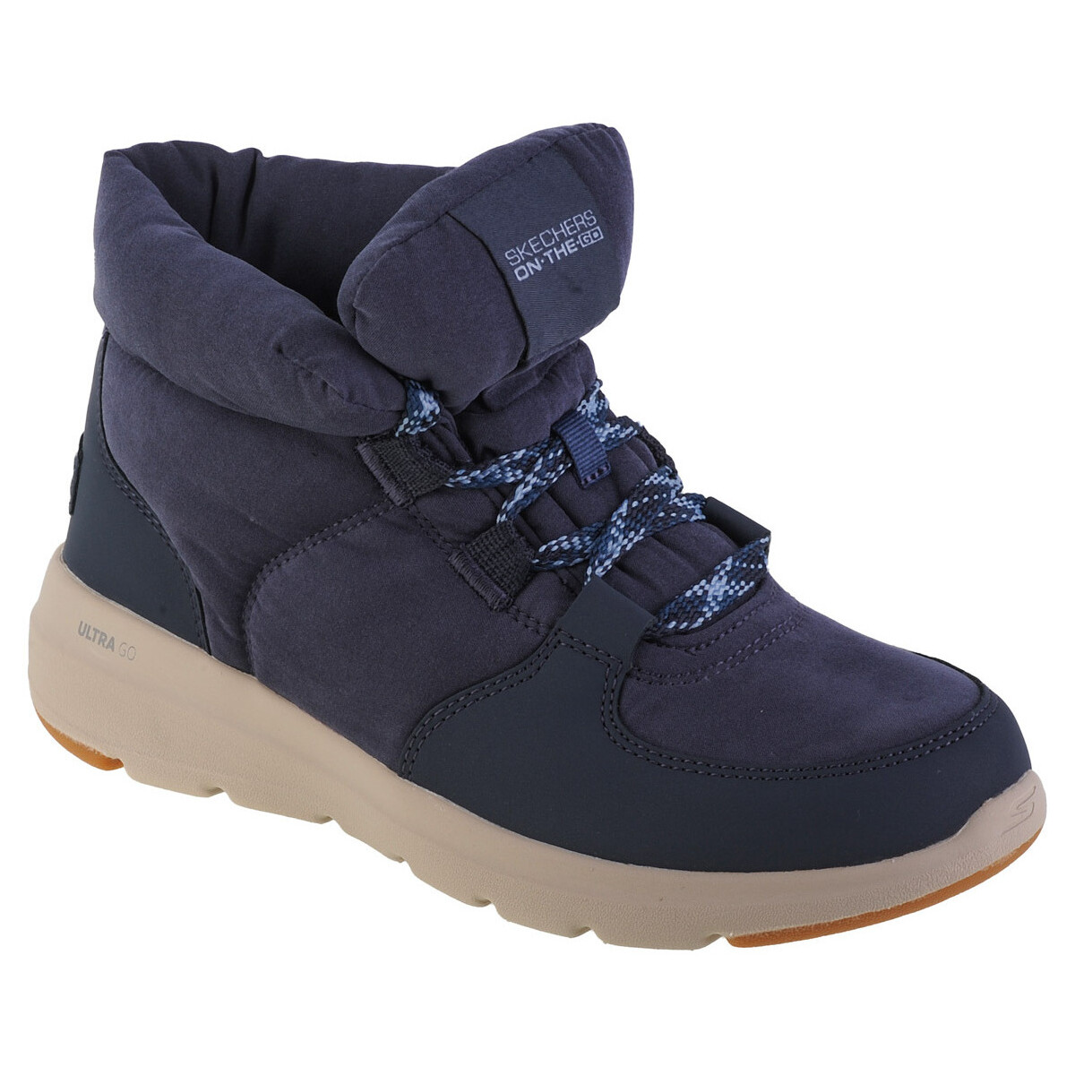 Pantofi Femei Ghete Skechers Glacial Ultra - Trend Up albastru