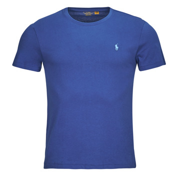 Îmbracaminte Bărbați Tricouri mânecă scurtă Polo Ralph Lauren T-SHIRT AJUSTE EN COTON Albastru / Beach / Royal