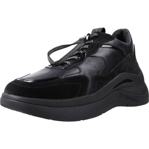 Pantofi Femei Sneakers Stonefly ROCHA 2 VELOUR/NAPPA LTH Negru