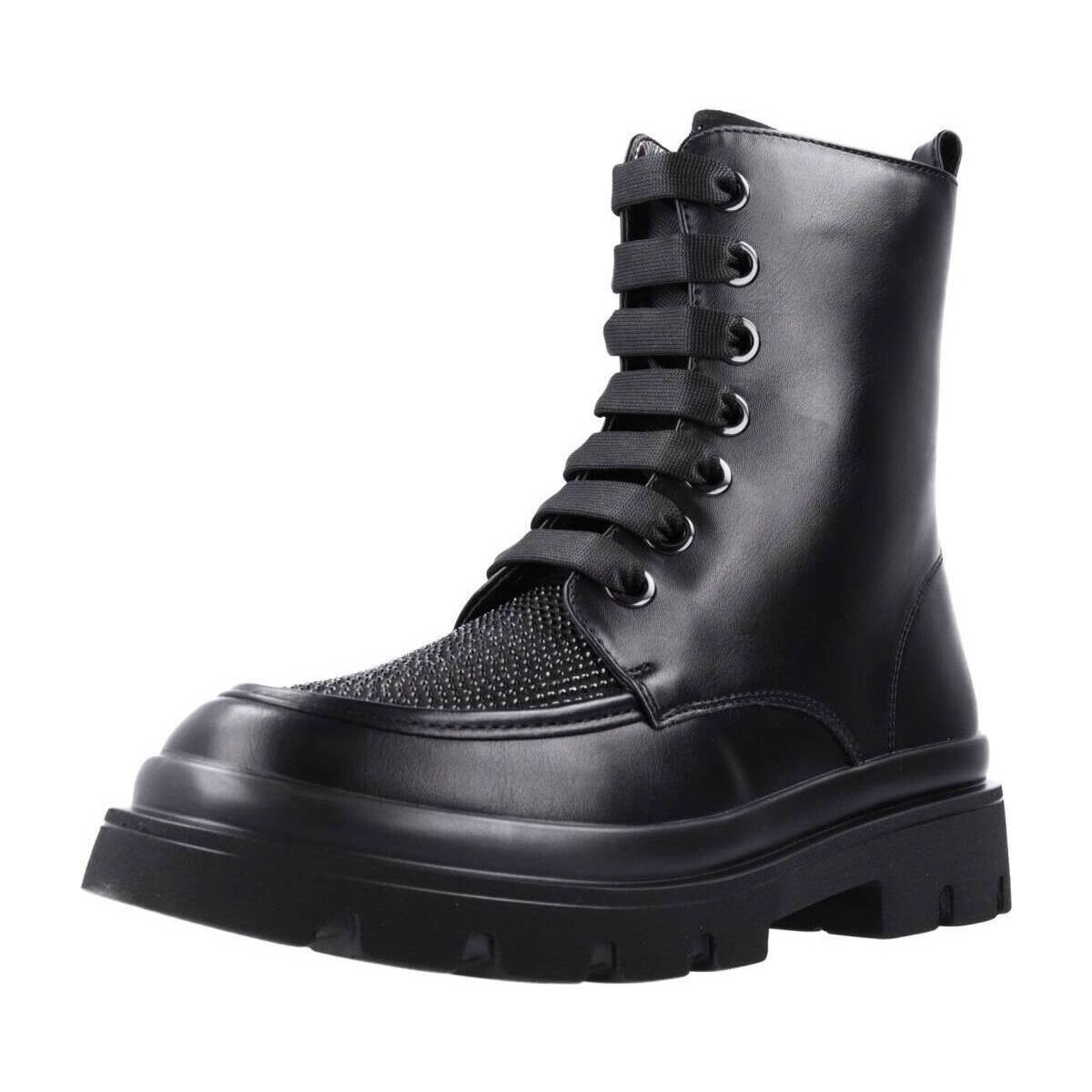 Pantofi Fete Cizme Asso AG15643 Negru