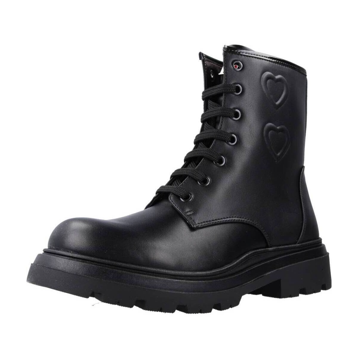 Pantofi Fete Cizme Asso AG15703 Negru