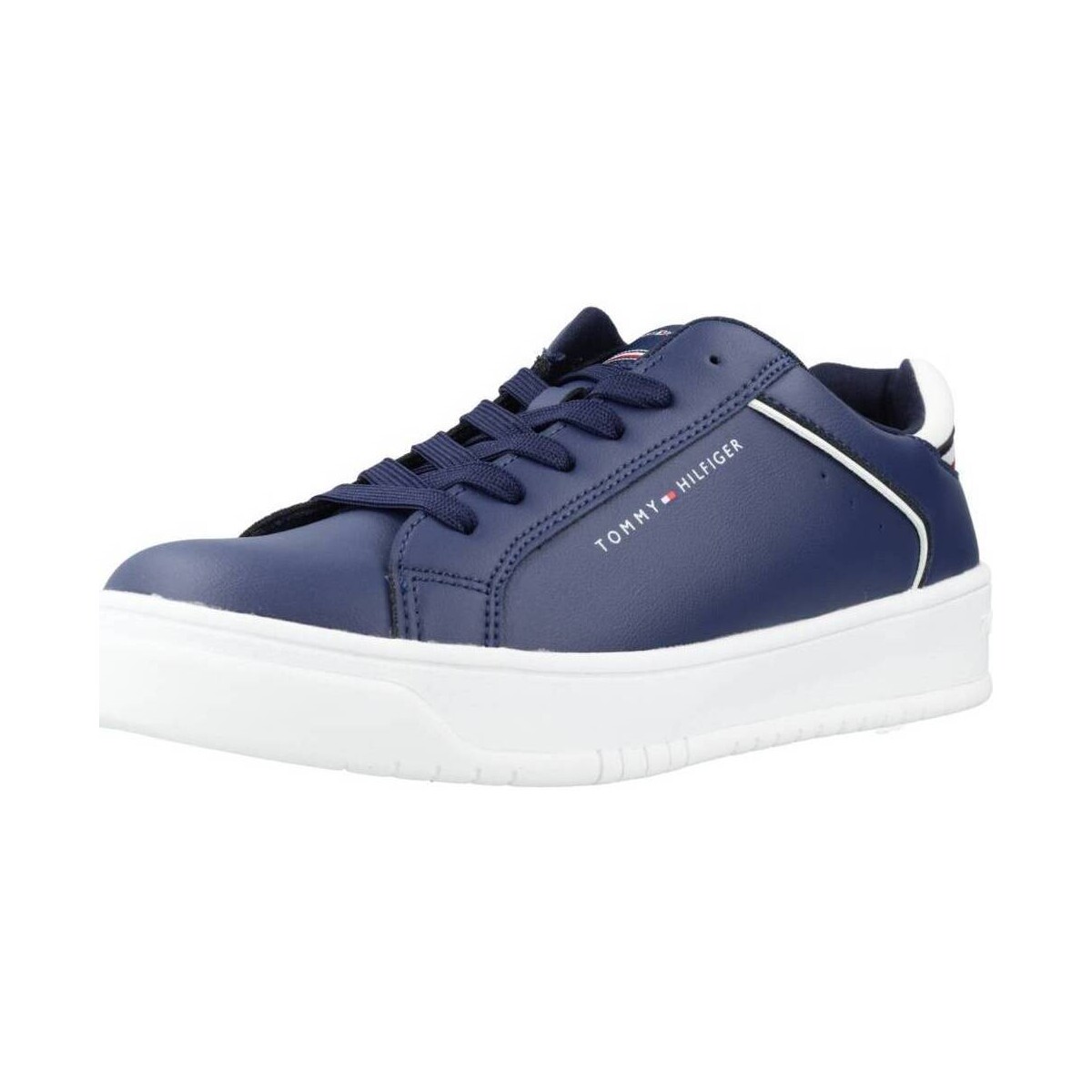 Pantofi Femei Sneakers Tommy Hilfiger LOW CUT LACE-UP albastru