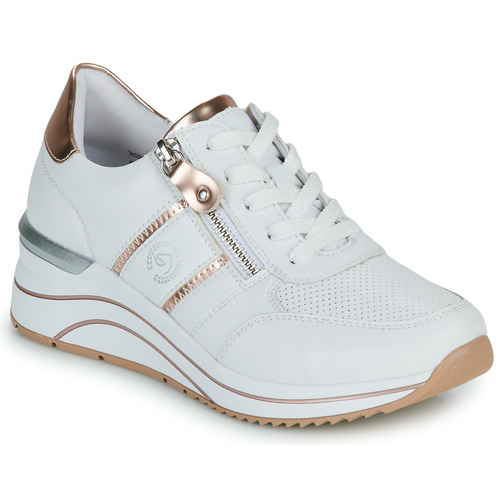 Pantofi Femei Pantofi sport Casual Remonte  Alb / Roz / Gold