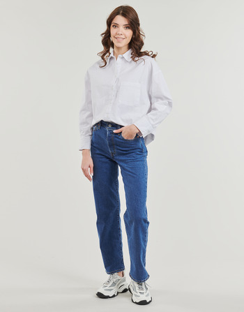 Îmbracaminte Femei Jeans drepti Levi's RIBCAGE STRAIGHT ANKLE Lightweight Cool