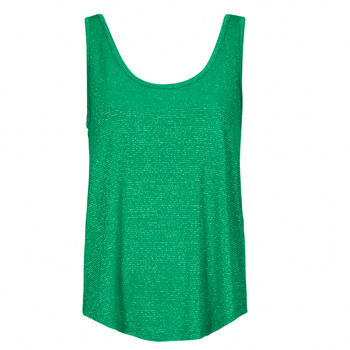 Îmbracaminte Femei Maiouri și Tricouri fără mânecă Pieces PCBILLO TANK TOP LUREX Verde