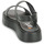 Pantofi Femei Sandale Art MALAGA Negru / Metalizat