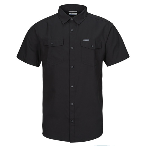 Îmbracaminte Bărbați Cămăsi mânecă scurtă Columbia Utilizer II Solid Short Sleeve Shirt Negru
