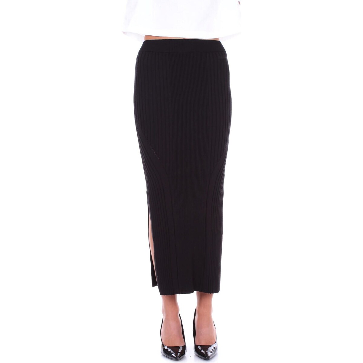 Îmbracaminte Femei Tricouri cu mânecă lungă  Calvin Klein Jeans K20K205718 Negru