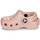 Pantofi Fete Saboti Crocs Classic Glitter Clog T Roz / Glitter