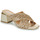 Pantofi Femei Papuci de vară Gioseppo CLARCONA Auriu