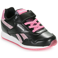 Pantofi Fete Pantofi sport Casual Reebok Classic REEBOK ROYAL CL JOG 3.0 1V Negru / Roz / Glitter