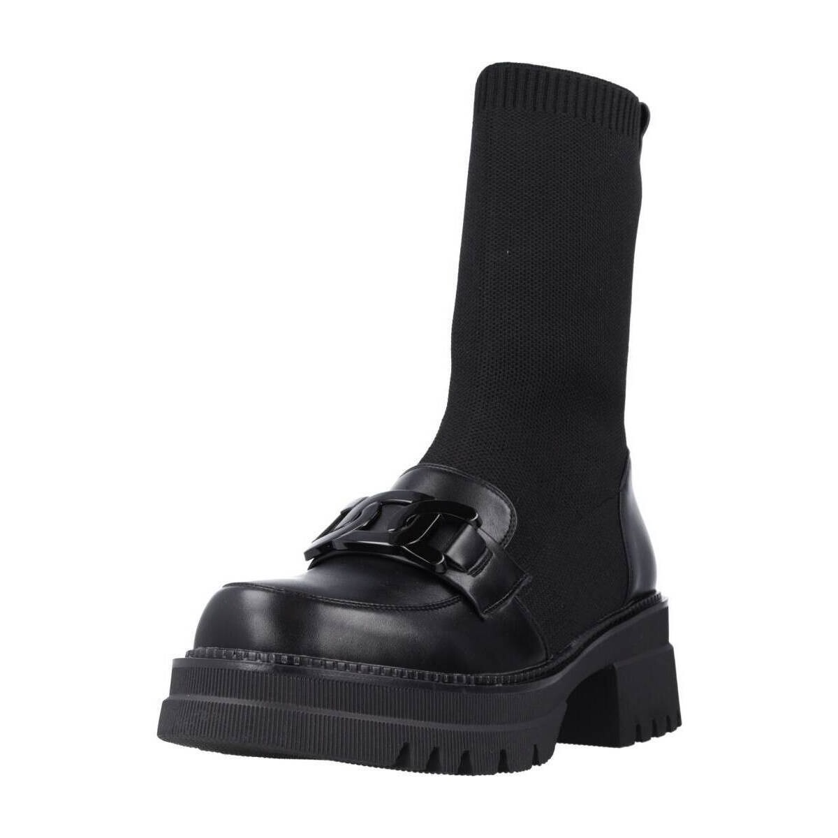 Pantofi Femei Cizme Exé Shoes B079 F23E Negru