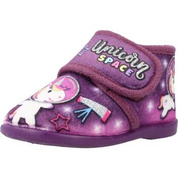 Pantofi Fete Papuci de casă Vulladi 4123 140 violet