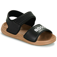 Pantofi Băieți Sandale BOSS CASUAL J50890 Negru / Camel