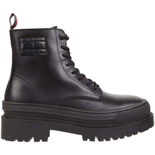Pantofi Bărbați Ghete Tommy Jeans  Negru