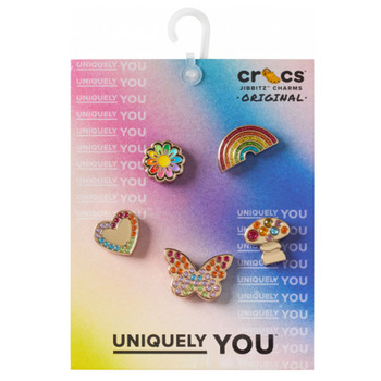 Crocs Rainbow Elvtd Festival 5 Pack Auriu / Multicolor