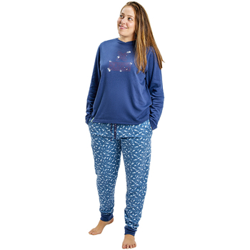 Îmbracaminte Femei Pijamale și Cămăsi de noapte Munich MUDP0200 albastru