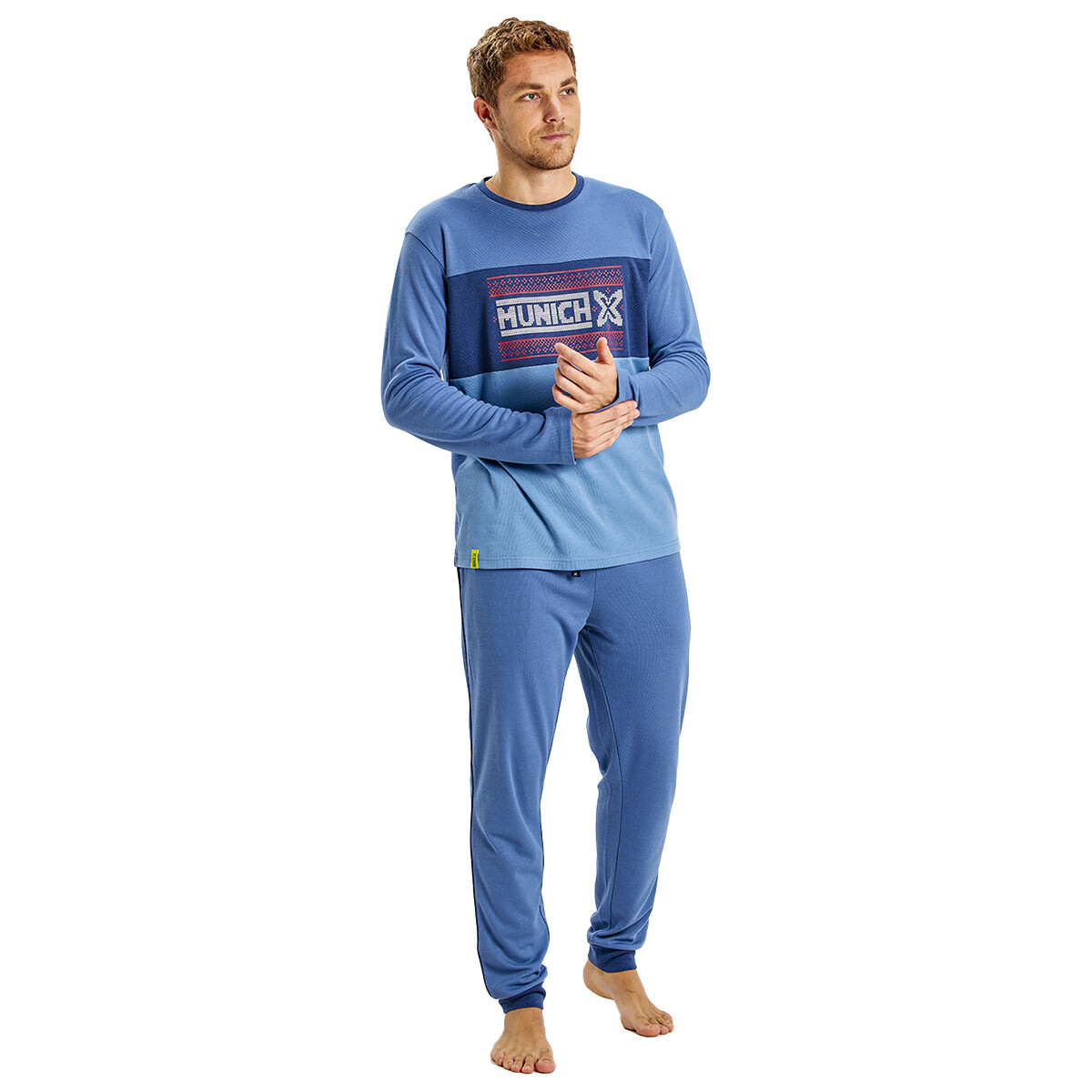 Îmbracaminte Bărbați Pijamale și Cămăsi de noapte Munich MUDP0252 albastru