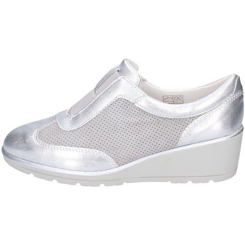 Pantofi Femei Mocasini Bluerose EY327 Argintiu