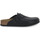 Pantofi Bărbați Papuci de vară Birkenstock BOSTON BLACK LEATHER calz s Negru