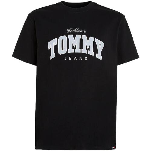 Îmbracaminte Bărbați Tricouri mânecă scurtă Tommy Hilfiger  Negru