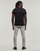 Îmbracaminte Bărbați Tricouri mânecă scurtă Versace Jeans Couture 76GAHG00 Negru / Alb