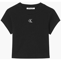 Îmbracaminte Femei Tricouri mânecă scurtă Calvin Klein Jeans J20J218337 Negru