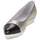 Pantofi Femei Balerin și Balerini cu curea Alba Moda DRINITE Argintiu / Negru