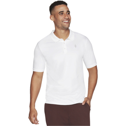 Îmbracaminte Bărbați Tricou Polo mânecă scurtă Skechers Off Duty Polo Shirt Alb