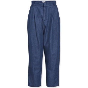 Îmbracaminte Femei Pantaloni  Object Joanna Trousers - Medium Blue Denim albastru