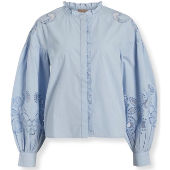 Îmbracaminte Femei Topuri și Bluze Vila Faye Shirt L/S - Skyway albastru