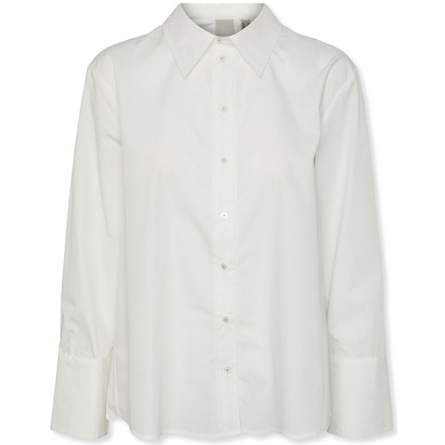 Îmbracaminte Femei Topuri și Bluze Y.a.s YAS Roya Shirt L/S - Star White Alb
