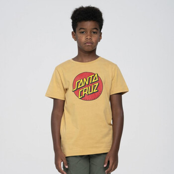Îmbracaminte Copii Tricouri & Tricouri Polo Santa Cruz Youth classic dot t-shirt Bej