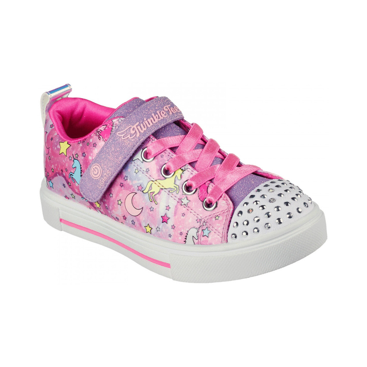 Pantofi Copii Sneakers Skechers Twinkle sparks - unicorn drea roz