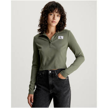 Îmbracaminte Femei Tricouri & Tricouri Polo Calvin Klein Jeans J20J222556 verde