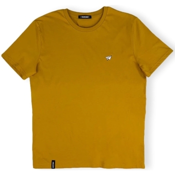Îmbracaminte Bărbați Tricouri & Tricouri Polo Organic Monkey T-Shirt Paper Plane - Mustard galben