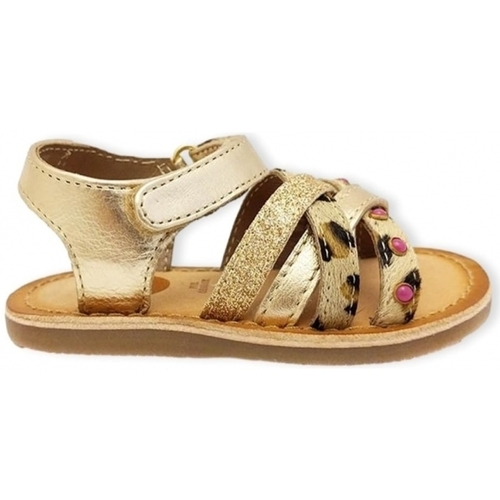 Pantofi Copii Sandale Gioseppo Baby 44977 - Gold Auriu