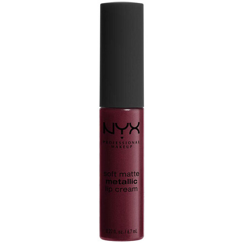 Frumusete  Femei Ruj de buze Nyx Professional Make Up Soft Matte Metallic Cream Lipstick - Copenhagen Maro