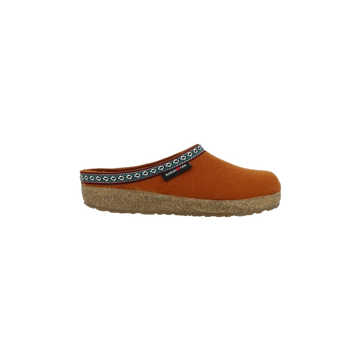 Pantofi Femei Papuci de casă Haflinger GRIZZLY FRANZL portocaliu
