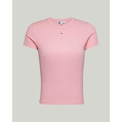 Îmbracaminte Femei Tricouri & Tricouri Polo Tommy Hilfiger DW0DW17383THA roz