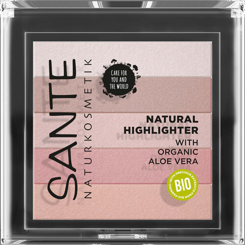 Frumusete  Femei Iluminator Sante Natural Organic Highlighter - 02 Rose roz